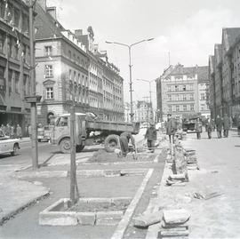 Prace budowlane na ulicy Świdnickiej
