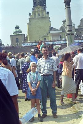 Uczestnicy święta Wniebowzięcia Najświętszej Marii Panny na Jasnej Górze