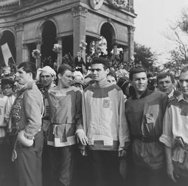 Studenci na Wzgórzu Partyzantów.
