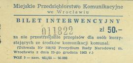 Bilet interwencyjny