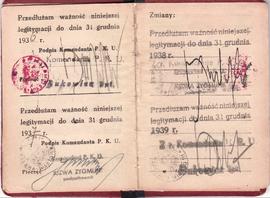 Legitymacja osobista oficera WP
