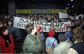 Demonstracja w rocznicę stanu wojennego - 1988