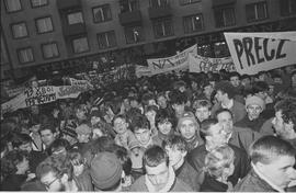 Demonstracja w rocznicę stanu wojennego - 1988