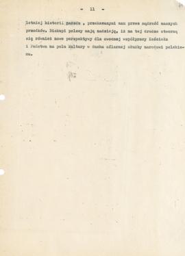 Memoriał dot. warunków rozwoju kultury narodowej