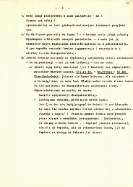 W sprawie stabilizacji kościelnej na Ziemiach Zachodnich