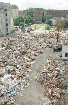 Ulica Pułaskiego - wysypisko śmieci