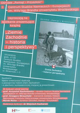 Spotkanie prezentujące książkę: Ziemie Zachodnie - historia i perspektywy