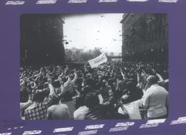 Kontrmanifestacja 1-majowa, Wrocław, pl. Kościuszki 1 V 1983 r.