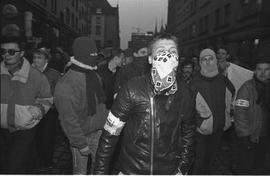 Demonstracja w rocznicę stanu wojennego - 1988