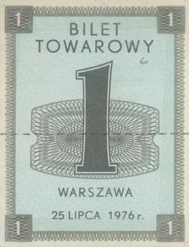 Bilet towarowy