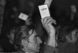 Zebranie delegatów dolnośląskiej Solidarności - 1990