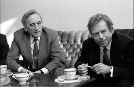 Prezydent Vaclav Havel w Warszawie – 1990