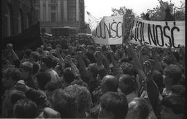 Demonstracja 1 maja 1988 we Wrocławiu