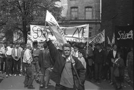 Demonstracja 1 maja 1988 we Wrocławiu